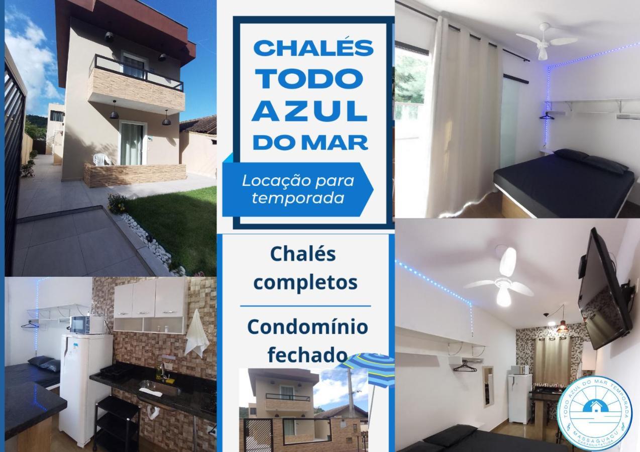 Chales Todo Azul Do Mar-Condominio! Карагуататуба Экстерьер фото